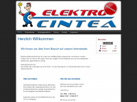 elektro-cintea.de Webseite Vorschau