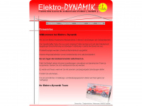 elektro-dynamik.de Webseite Vorschau