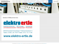 elektro-ertle.de Webseite Vorschau