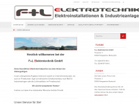 elektro-fl.de Webseite Vorschau