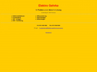 elektro-gehrke-hannover.de Webseite Vorschau