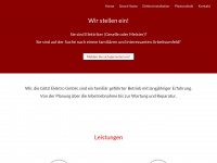elektro-goetzl.de Webseite Vorschau