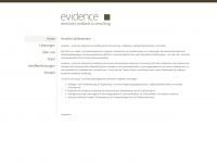 evidence-base.de Webseite Vorschau