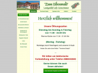 landgasthof-eibenwald.de Webseite Vorschau
