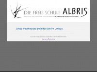 freie-schule-albris.de Webseite Vorschau