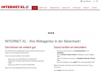internet-xl.at Webseite Vorschau