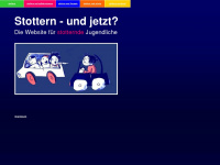 jugend-infoseite-stottern.de Webseite Vorschau