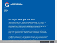 genster-dach.de Webseite Vorschau