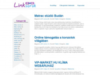 linksarok.hu Webseite Vorschau