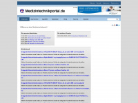 medizintechnikportal.de Webseite Vorschau