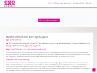 egomagazin.de Webseite Vorschau