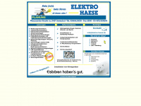 elektro-haese.de Webseite Vorschau