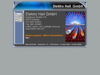 elektro-heil-gmbh.de Webseite Vorschau