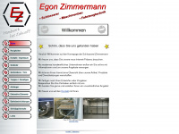 egon-zimmermann.de Webseite Vorschau
