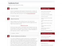 easy-business-travel.de Webseite Vorschau
