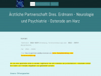 erdmann-osterode.de Webseite Vorschau