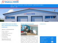 elektro-kihn.de Webseite Vorschau