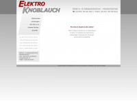elektro-knoblauch.de Webseite Vorschau