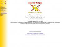 elektro-krueger.net Webseite Vorschau