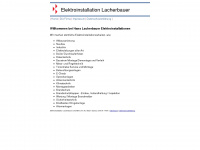 elektro-lacherbauer.de Webseite Vorschau