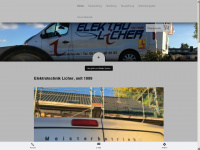 elektro-licher.de Webseite Vorschau
