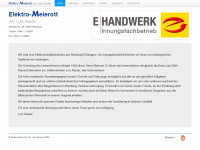 elektro-meierott.de Webseite Vorschau