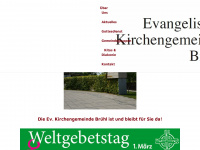evkirche-bruehl-baden.de Webseite Vorschau