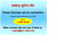 easy-giro.de Webseite Vorschau