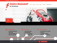 elektro-niedenhoff.de Webseite Vorschau