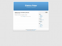 elektro-peter.de Webseite Vorschau