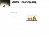 elektro-pfenningsberg.de Webseite Vorschau