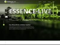 essence-live.com Webseite Vorschau