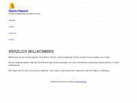 elektro-rausch.de Webseite Vorschau