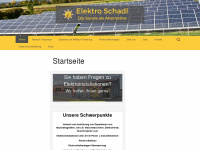 elektro-schadl.de Webseite Vorschau