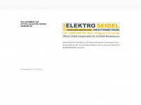 elektro-seidel-werner.de Webseite Vorschau