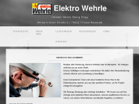 elektro-team-wehrle.de Webseite Vorschau