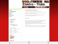 elektro-thaete.de Webseite Vorschau