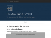 elektro-tuna.de Webseite Vorschau