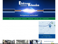 elektro-velmeden.de Webseite Vorschau