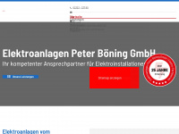 elektroanlagen-boening-gmbh.de Webseite Vorschau