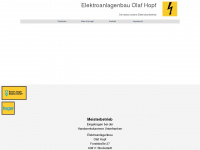 elektroanlagenbau-olaf-hopf.de Webseite Vorschau