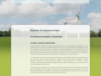 australien-erneuerbare-energien.de Webseite Vorschau