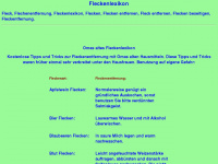 fleckenlexikon.de Webseite Vorschau