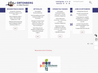 ortenberg.net Webseite Vorschau