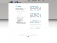 ab-soft.de Webseite Vorschau