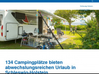camping-schleswig-holstein.de Webseite Vorschau