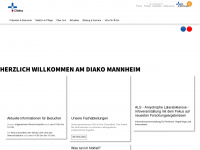 diako-mannheim.de Webseite Vorschau