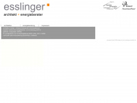 esslinger-architect.com Webseite Vorschau