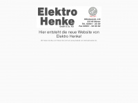 elektrohenke.de Webseite Vorschau
