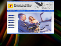 elektroinstallation-koehler.de Webseite Vorschau